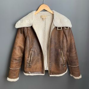 MICHAEL Michael Kors Faux Shearling Jacket